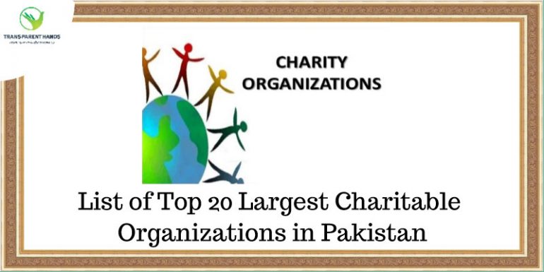 List of Top 20 Largest Charitable Organizations in Pakistan