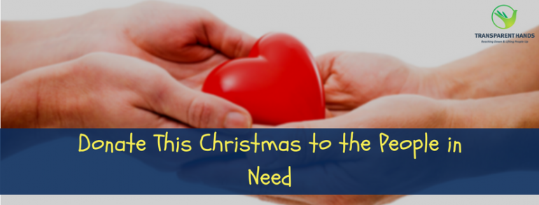 Donations This Christmas to the People in Need