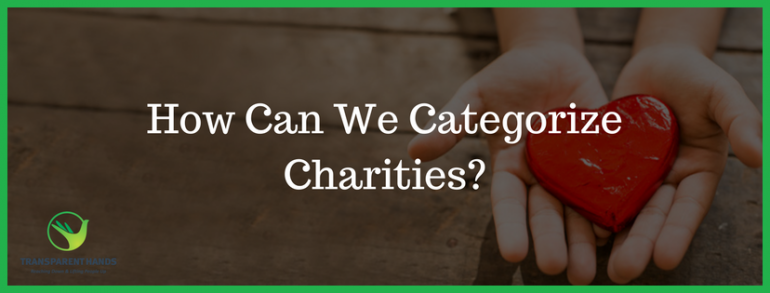 How Can We Categorize Charities