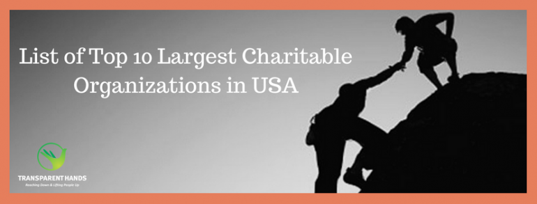 List of Top 10 Largest Charitable Organizations in USA