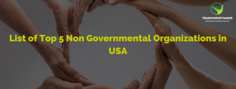 List of Top 5 Non Governmental Organizations in USA