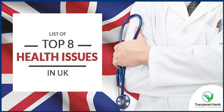 top 8 health issues in UK