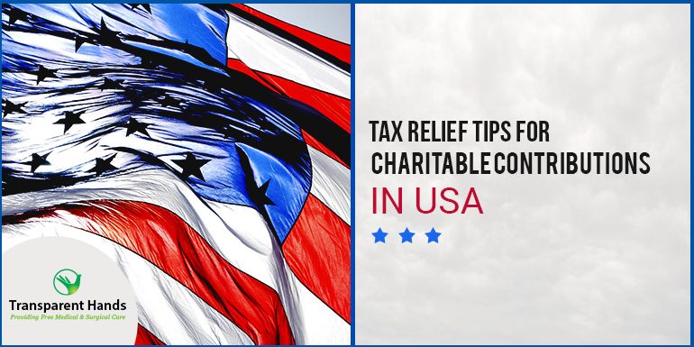 Tax relief tips for charitable contributions in USA