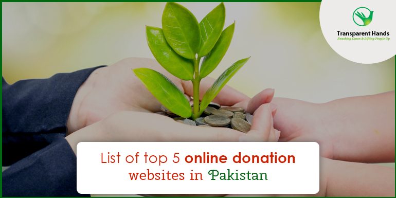 List of Top 5 Online Donation Websites in Pakistan