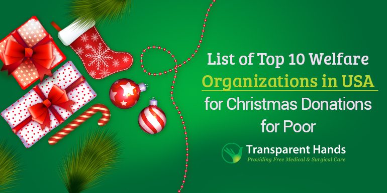 List of Top 10 Welfare Organizations in the USA for Christmas Donations for poor