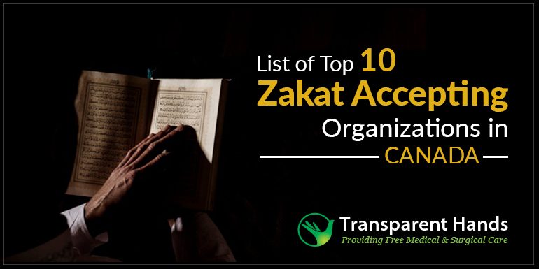 List of Top 10 Zakat Accepting Organizations in Canada