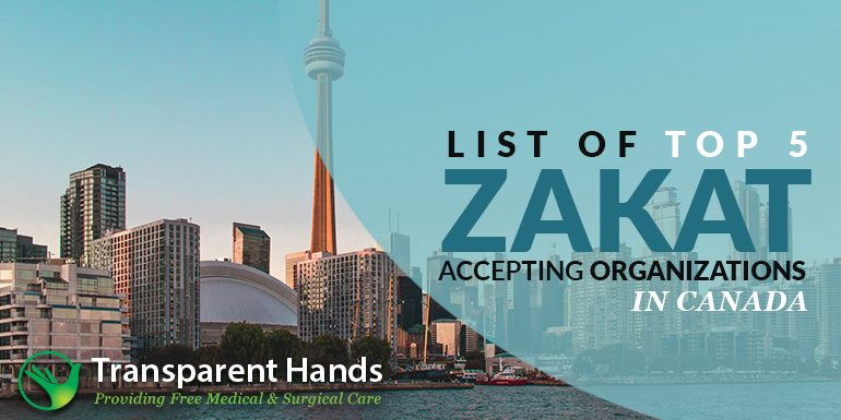 List of Top 5 Zakat Accepting Organizations in Canada